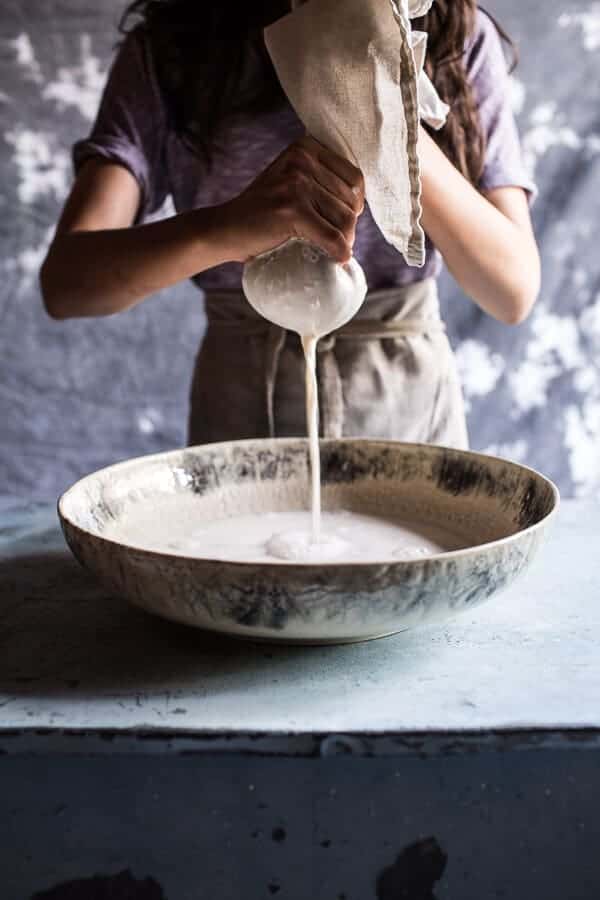 Chocolate Almond Milk with Creamy Malted Coffee Ice Cubes | halfbakedharvest.com @hbharvest