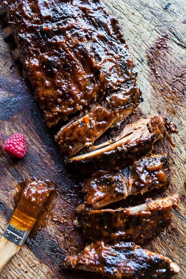 Crockpot Grilled Fiery Habanero Apricot BBQ Ribs | halfbakedharvest.com @hbharvest
