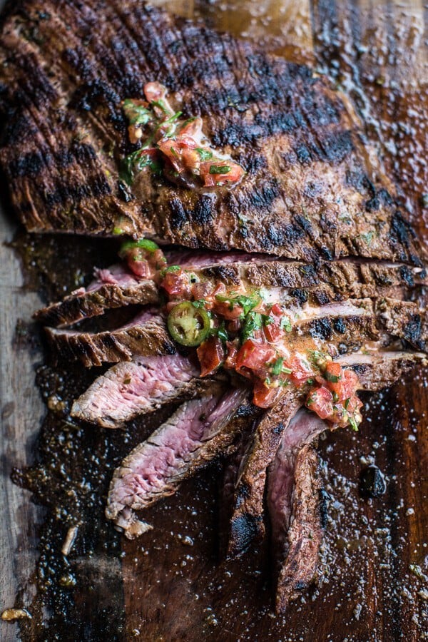 Brazilian Steak and Grilled Sweet Potato Fry Quinoa Bowl with Spicy Coconut Tomato Sauce | halfbakedharvest.com @hbharvest