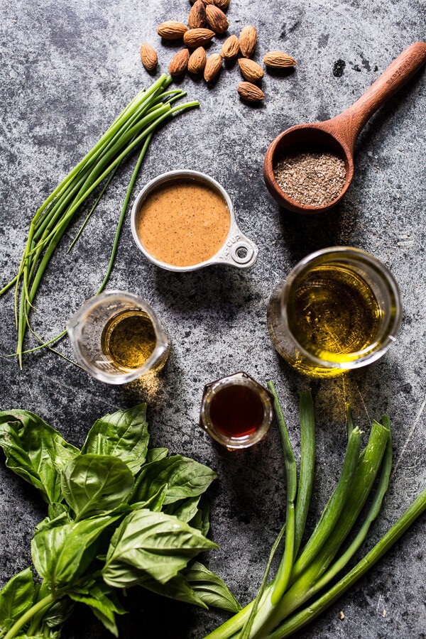 Grilled Potato Salad with Almond-Basil Chimichurri and 7-Minute Eggs | halfbakedharvest.com @hbharvest