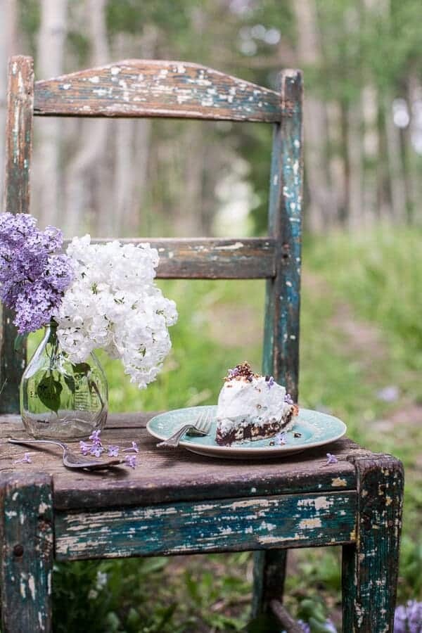 Miso Chocolate Fudge and Haupia (coconut pudding) Macaroon Pie | halfbakedharvest.com @hbharvest