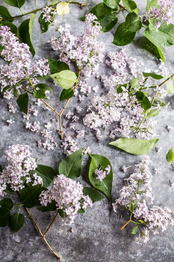 Strawberry Jelly and Vanilla Cream Brioche Doughnuts with Lilac Sugar | halfbakedharvest.com @hbharvest