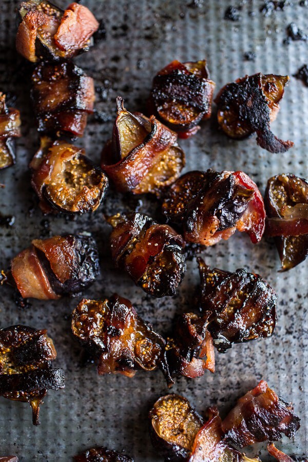 Bacon Wrapped Fig and Honeycrisp Apple Salad with Salted Caramel Pecans | halfbakedharvest.com @hbharvest