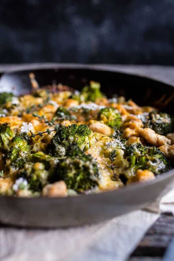 Chicken and Broccoli Skillet Bake | halfbakedharvest.com @hbharvest