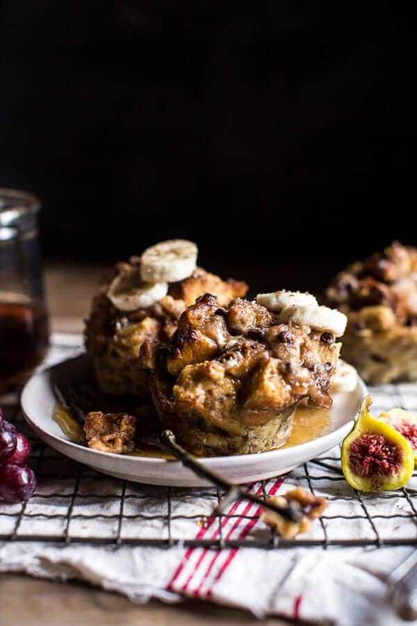 Chocolate Chip Banana Bread French Toast Muffins with Cinnamon Streusel | halfbakedharvest.com @hbharvest