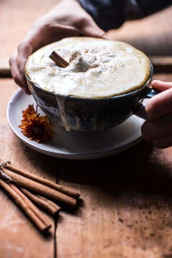 Coconut Pumpkin Spice Latte | halfbakedharvest.com @hbharvest