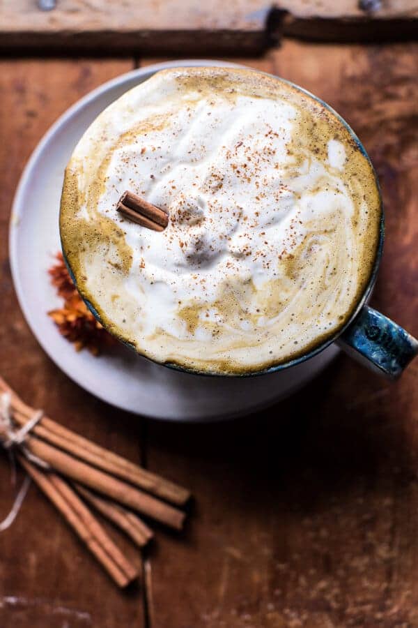 Coconut Pumpkin Spice Latte | halfbakedharvest.com @hbharvest