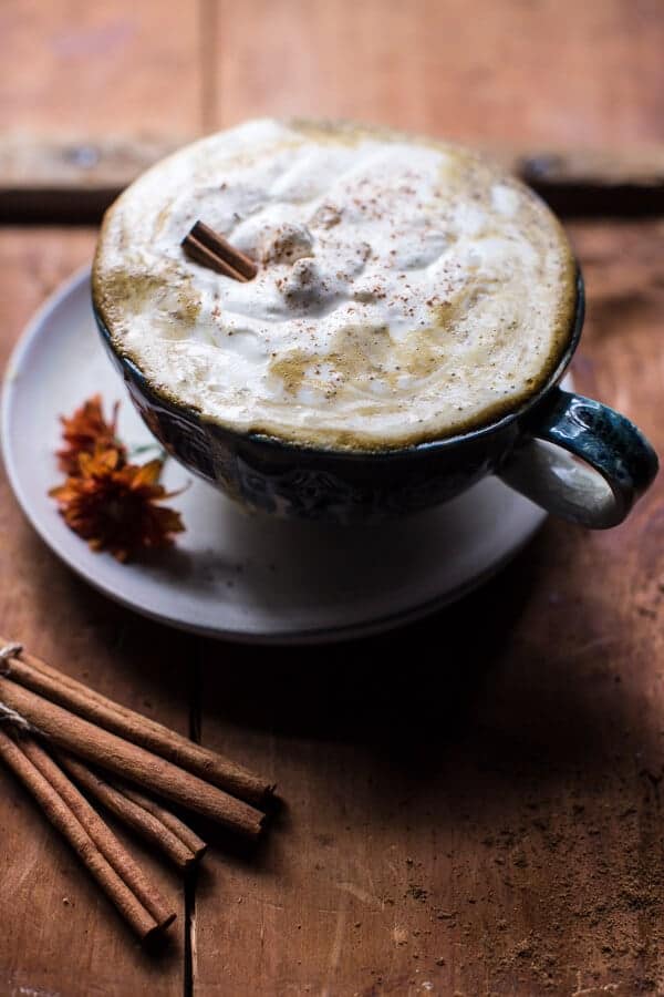 Coconut Pumpkin Spice Latte | halfbakedharvest.com @hbharvest