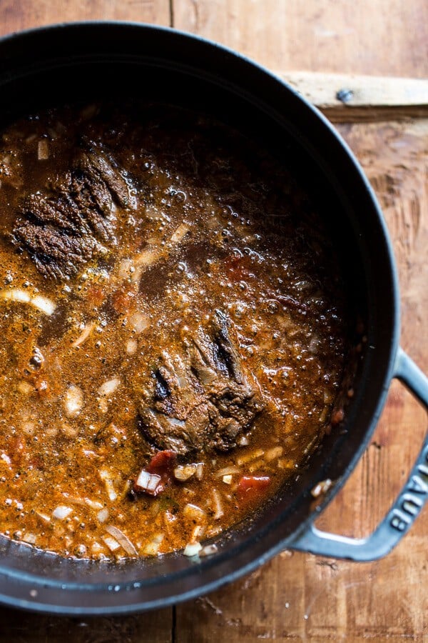 Crockpot Carne Asada Beer Chili | halfbakedharvest.com @hbharvest
