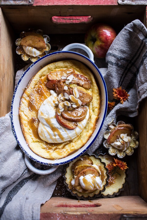 Easy Warm Swedish Caramel Apple Cheesecake | halfbakedharvest.com @hbharvest