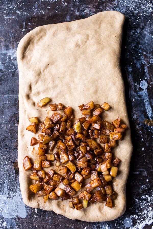 Maple Glazed Apple Fritters | halfbakedharvest.com @hbharvest