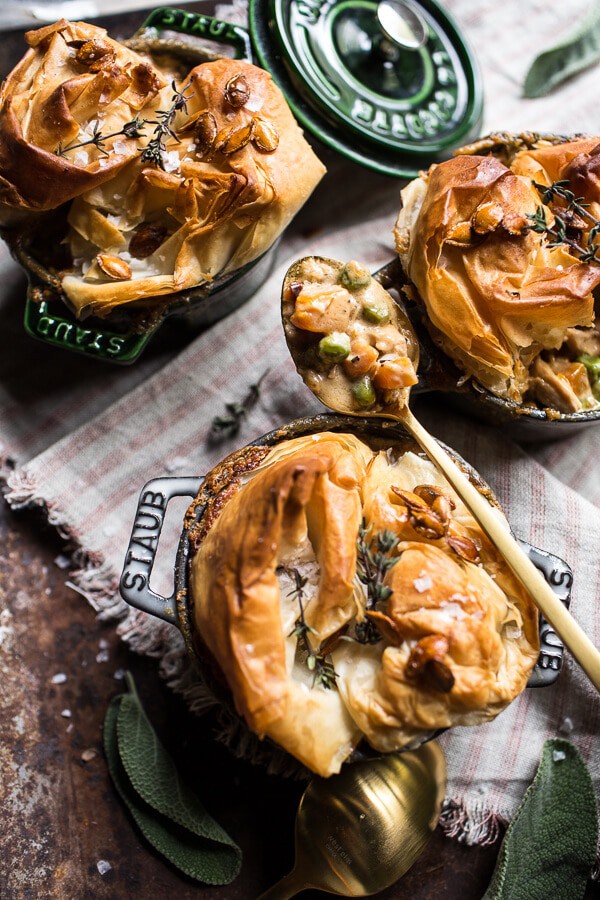 Autumn Chicken and Phyllo Dough Pot Pies | halfbakedharvest.com @hbharvest