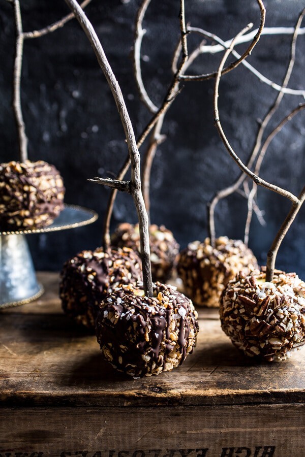Healthy Caramel Apples…SIX WAYS | halfbakedharvest.com @hbharvest