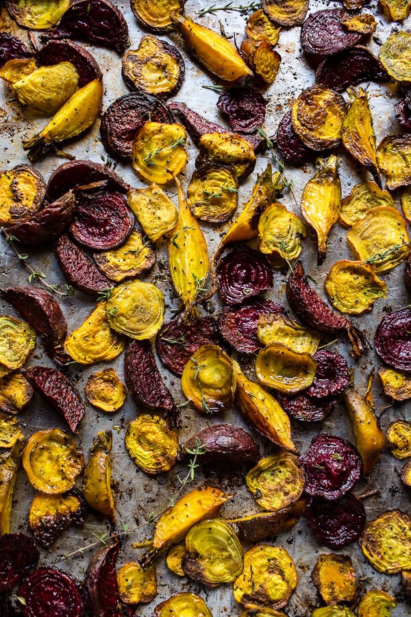 Miso Browned Butter and Brie Pasta with Roasted Beets + Walnuts | halfbakedharvest.com @hbharvest
