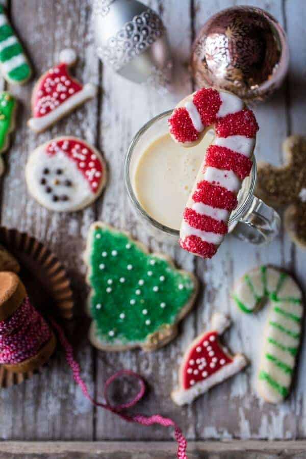 Eggnog Scented Sugar Cookies with Easy Vanilla Icing | halfbakedharvest.com @hbharvest