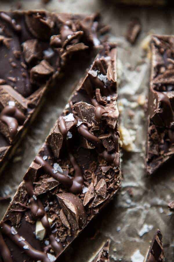 Addicting 4-Ingredient Buttery Chocolate Covered Ritz Bark (aka…Christmas Crack) | halfbakedharvest.com @hbharvest