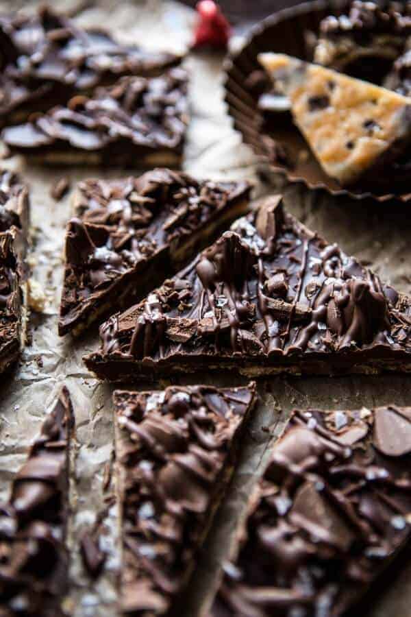 Addicting 4-Ingredient Buttery Chocolate Covered Ritz Bark (aka…Christmas Crack) | halfbakedharvest.com @hbharvest