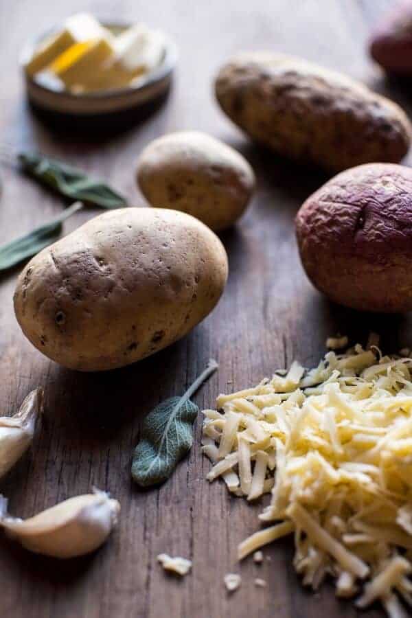 Cheesy Potato Au Gratin with Buttery Ritz Cracker Crumbs | halfbakedharvest.com @hbharvest