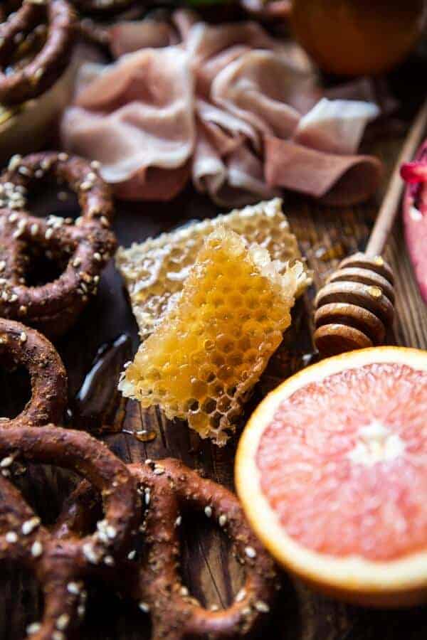 Honey Baked Brie with Seasoned Pretzels (EASY CHRISTMAS APPETIZER) | halfbakedharvest.com @hbharvest