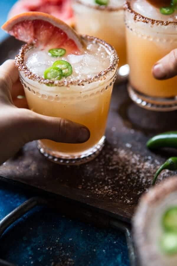 Spicy Grapefruit Margarita | halfbakedharvest.com @hbharvest