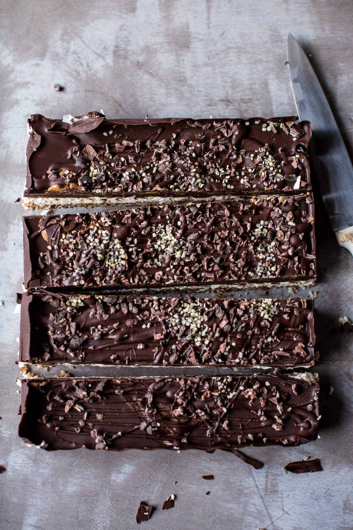 Chocolate Coconut Almond Bars | halfbakedharvest.com @hbharvest