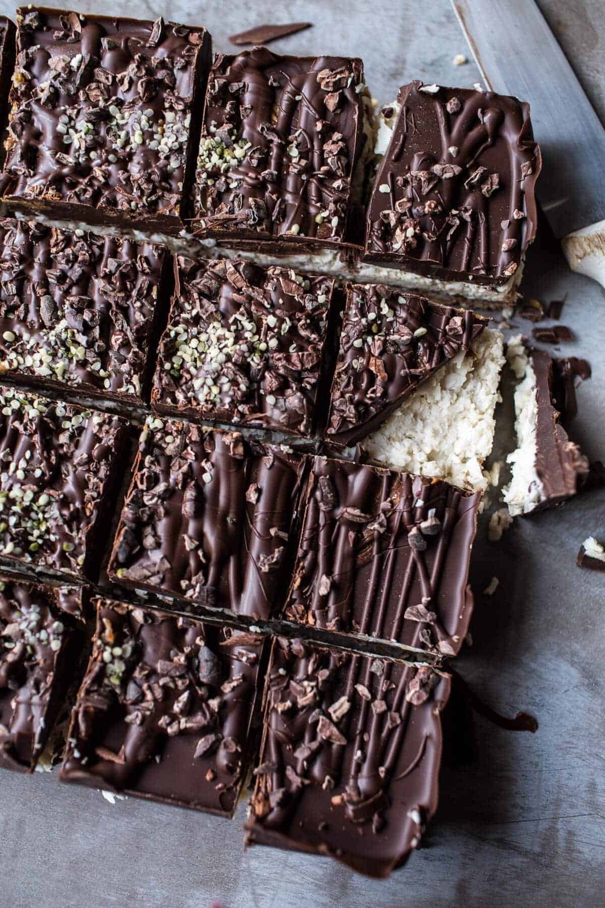 Chocolate Coconut Almond Bars | halfbakedharvest.com @hbharvest