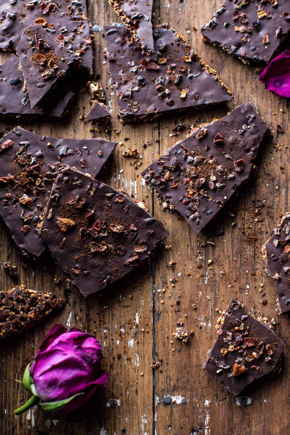 Superfood Chocolate Quinoa Bark | halfbakedharvest.com @hbharvest