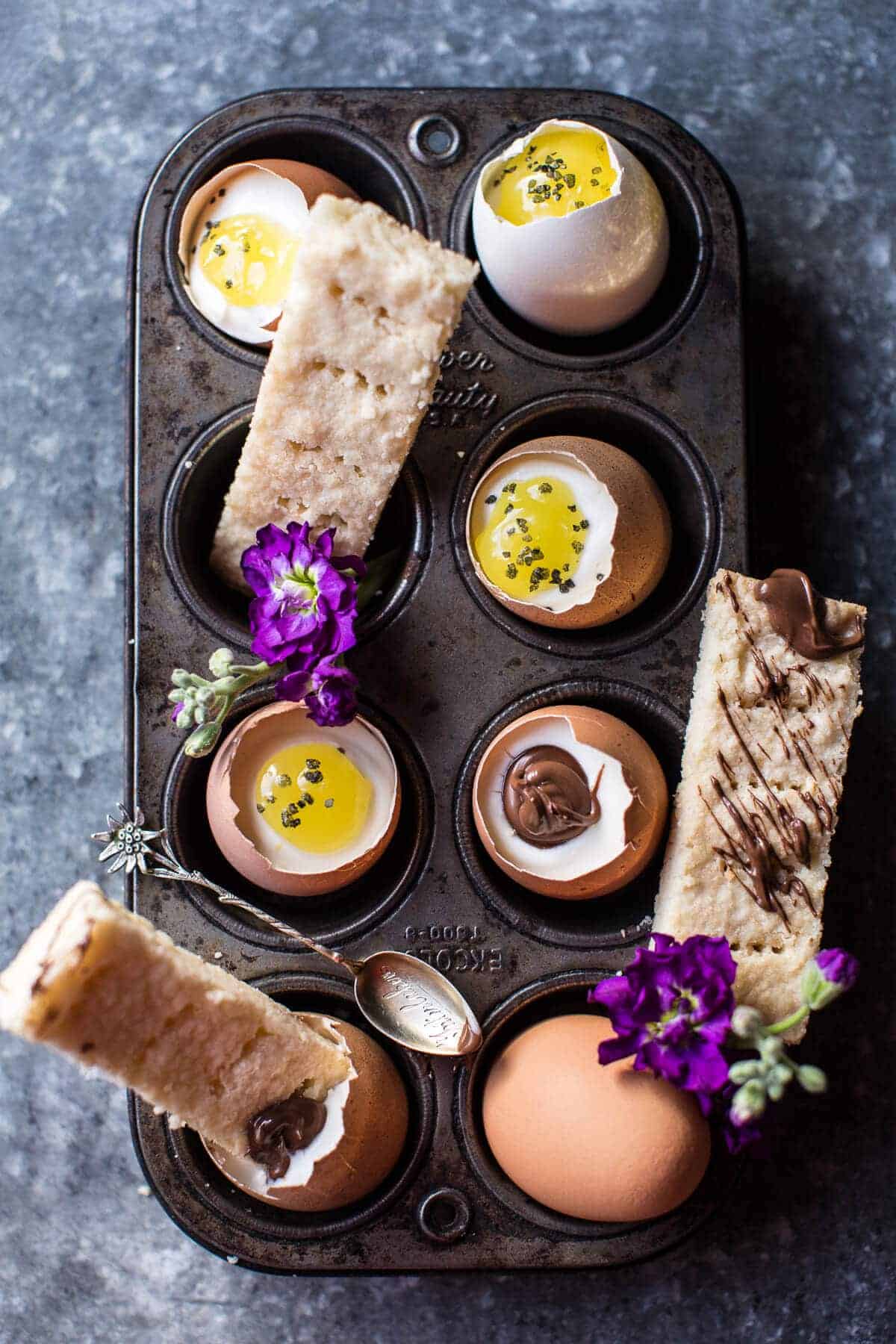 Cheesecake Eggs with Shortbread Soldiers | halfbakedharvest.com @hbharvest