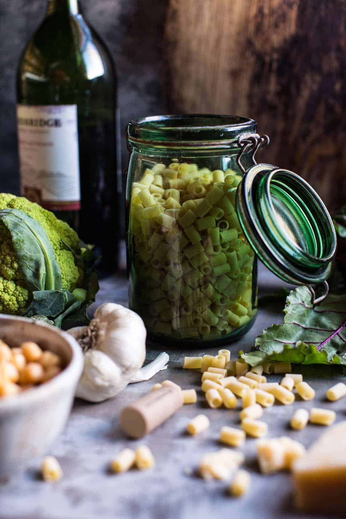 Quick + Simple Pasta “Risotto” with Herbed Roasted Chickpeas | halfbakedharvest.com @hbharvest