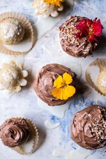 Coconut Banana 3-Milk Cupcakes with Nutella Buttercream | halfbakedharvest.com @hbharvest