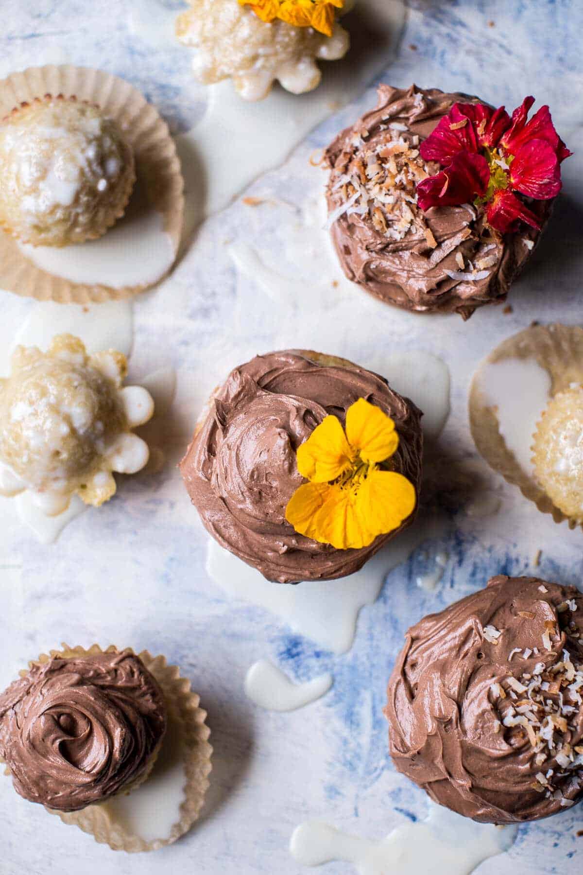 Coconut Banana 3-Milk Cupcakes with Nutella Buttercream | halfbakedharvest.com @hbharvest