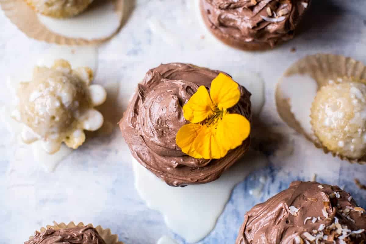 Coconut Banana 3-Milk Cupcakes with Nutella Buttercream | halfbakedharvest.com @hbharvest