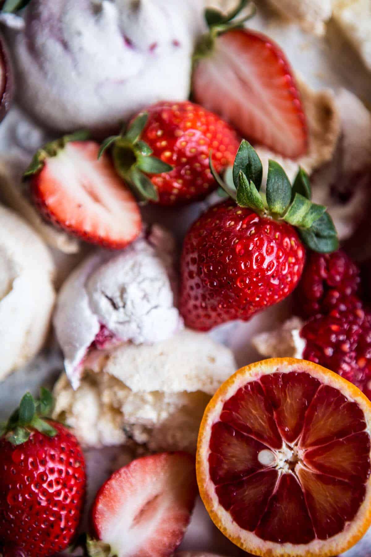 Coconut Eton Mess Cake with Whipped Ricotta Cream | halfbakedharvest.com @hbharvest