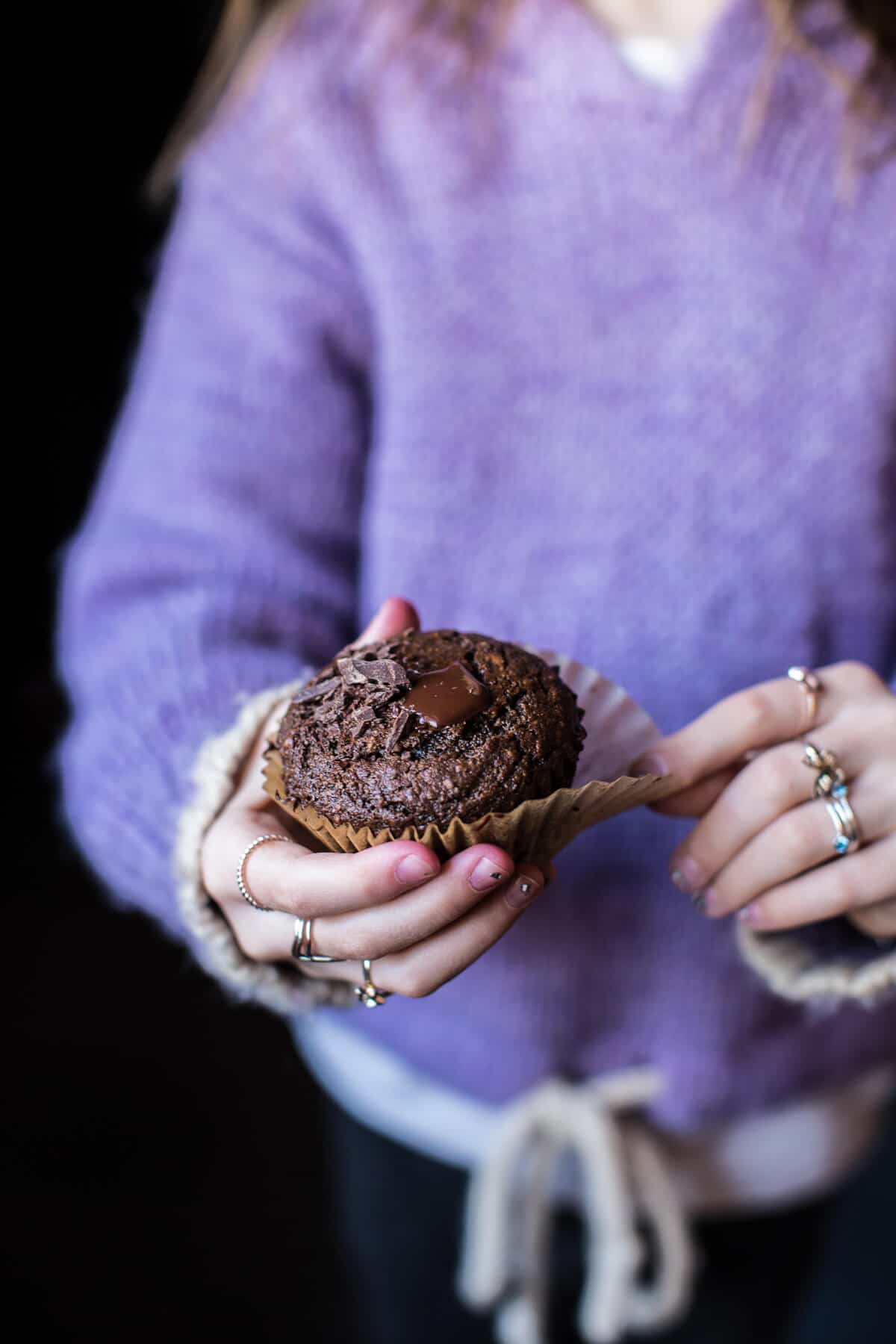 Double Chocolate Irish Tea Infused Oat Muffins | halfbakedharvest.com @hbharvest