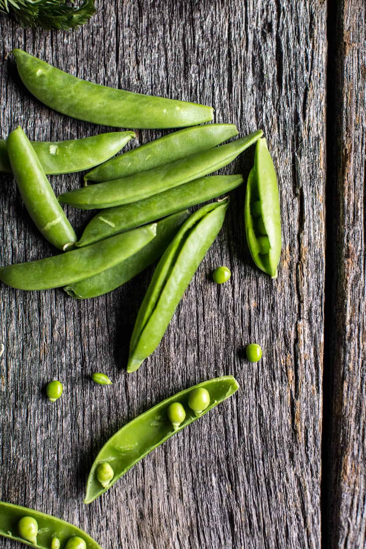 Spring Pea and Carrot Salad with Carrot Top Pesto | halfbakedharvest.com @hbharvest