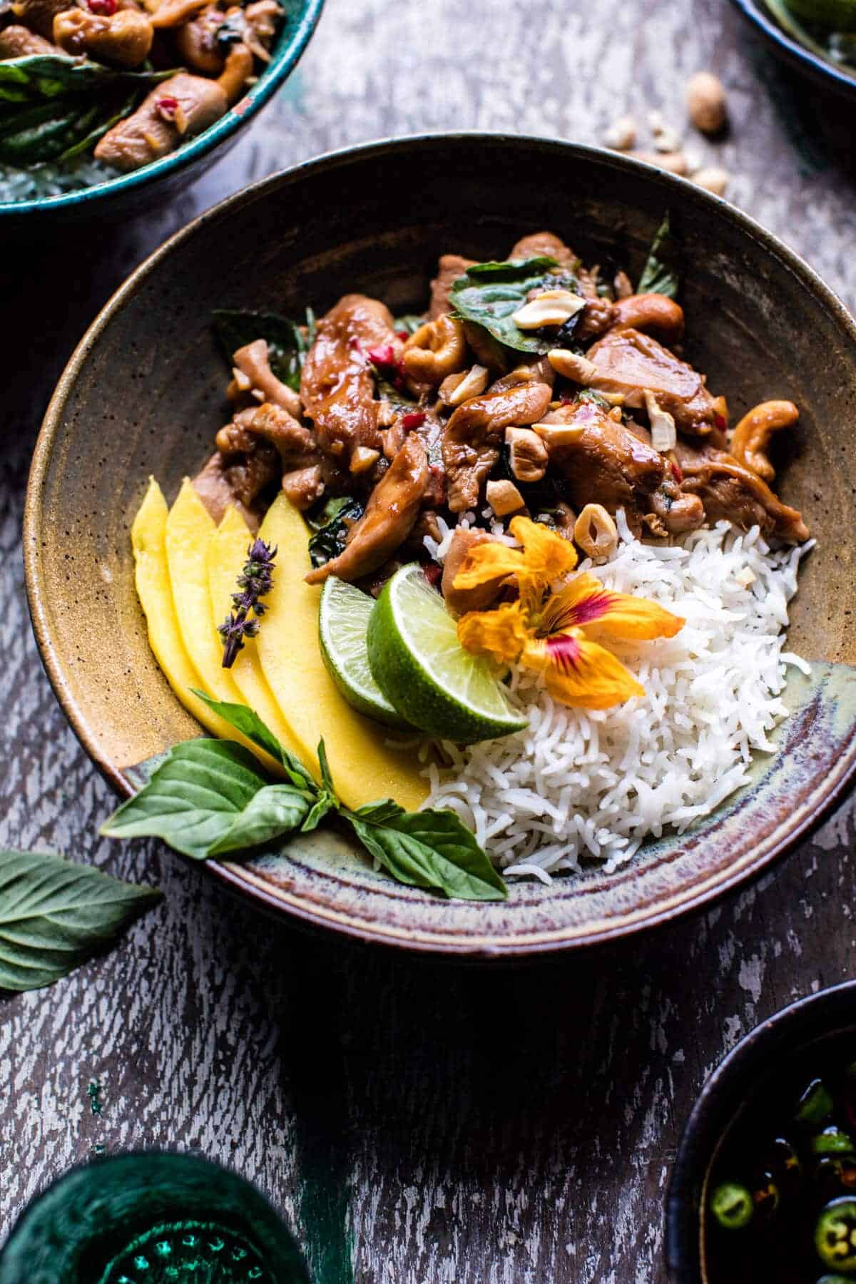 20 Minute Basil Cashew Chicken | halfbakedharvest.com @hbharvest