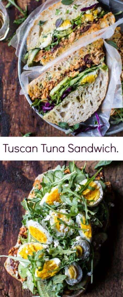 Tuscan Tuna Sandwich | halfbakedharvest.com @hbharvest