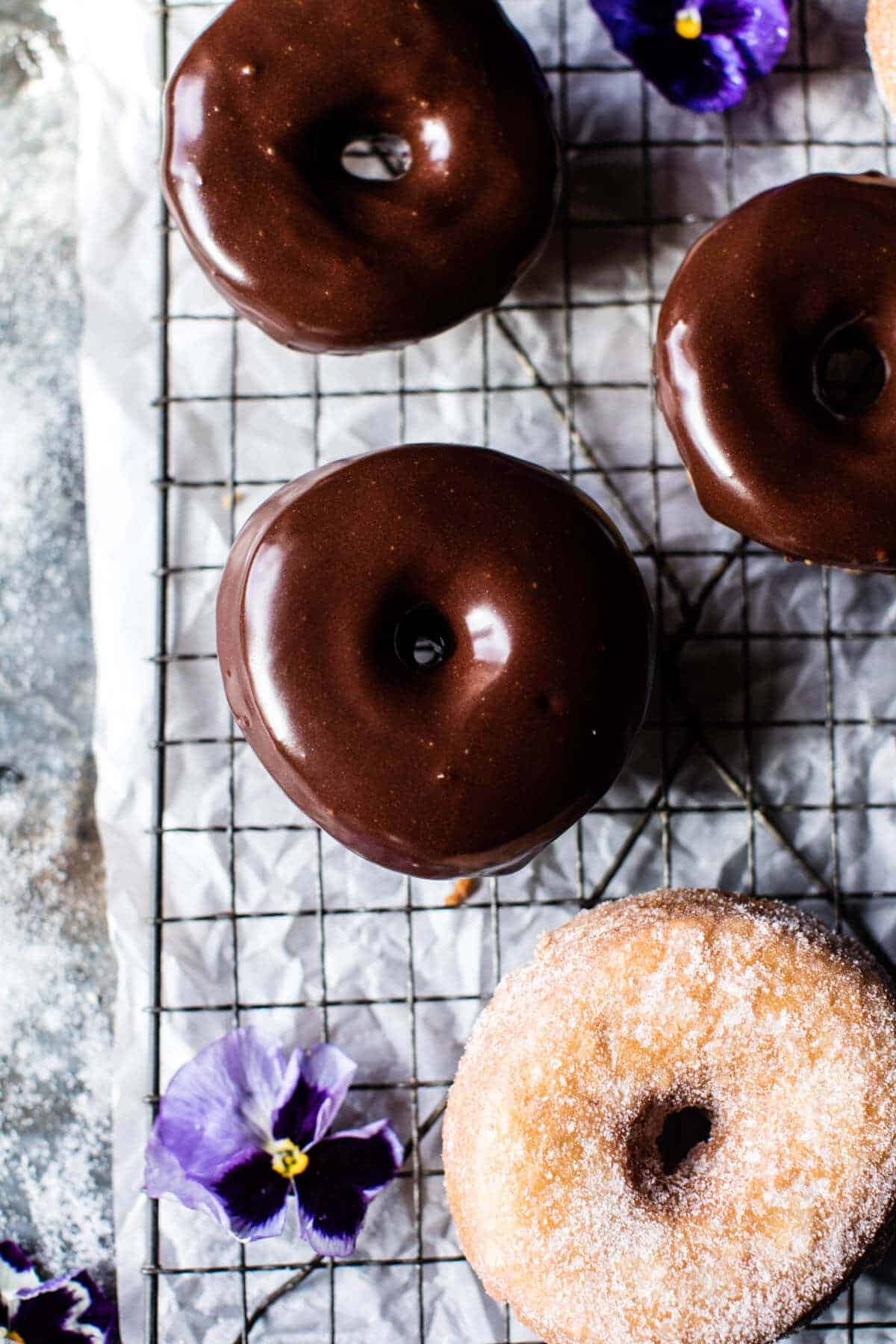 Chocolate Glazed Mochi Doughnuts | halfbakedharvest.com @hbharvest