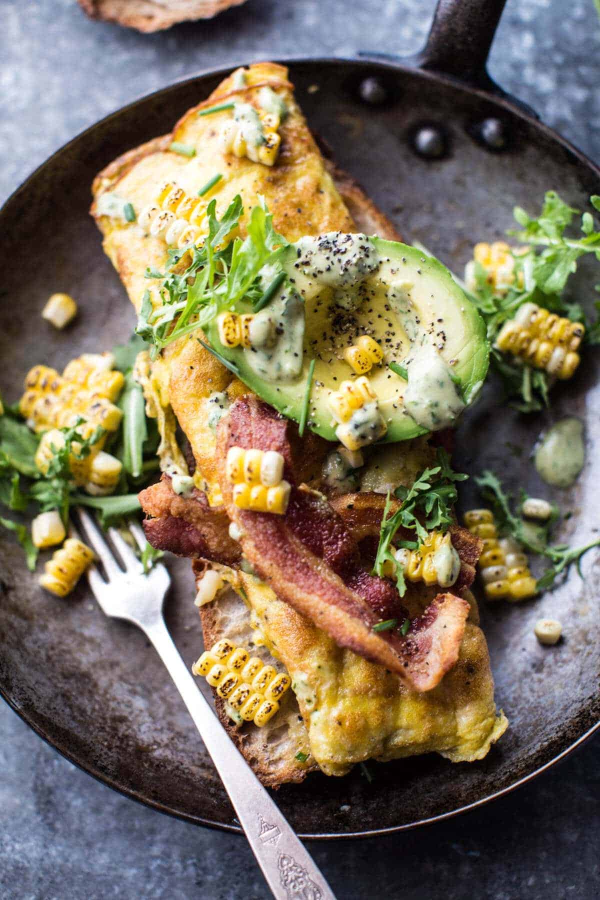 Simple California Style Omelet | halfbakedharvest.com @hbharvest