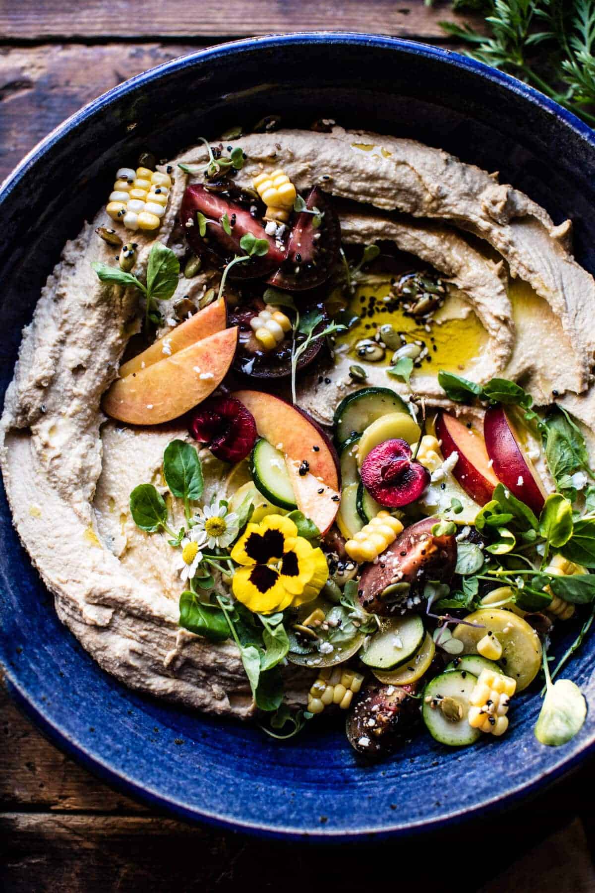 Farmers Market Hummus | halfbakedharvest.com @hbharvest