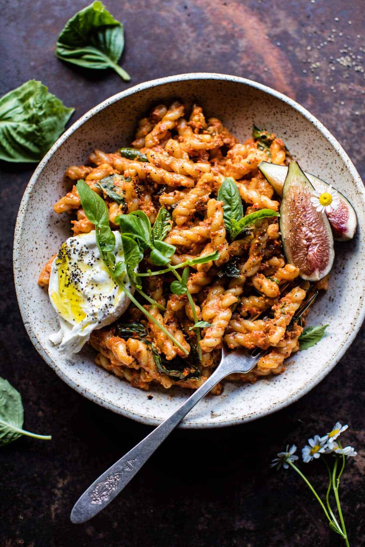 Simple Roasted Red Pepper Pasta | halfbakedharvest.com @hbharvest