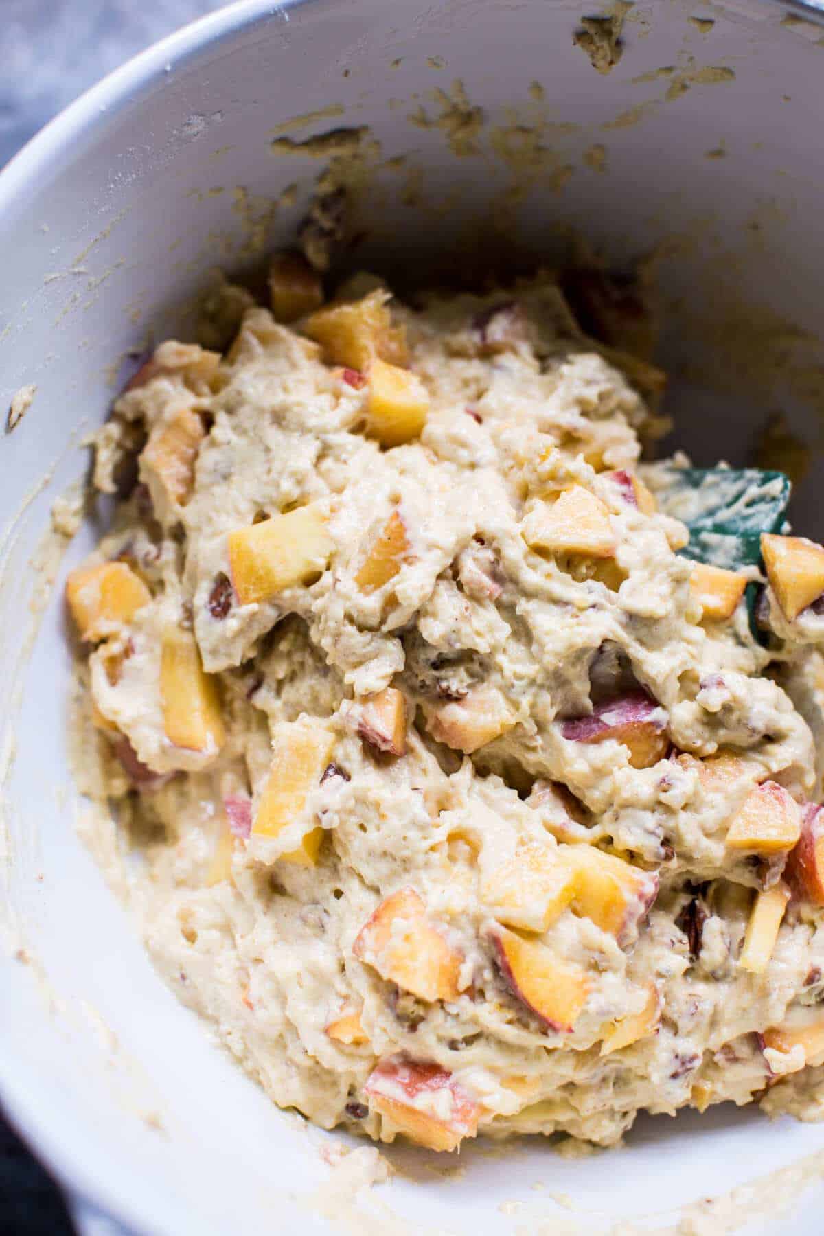 Bourbon Glazed Peach Fritters | halfbakedharvest.com @hbharvest