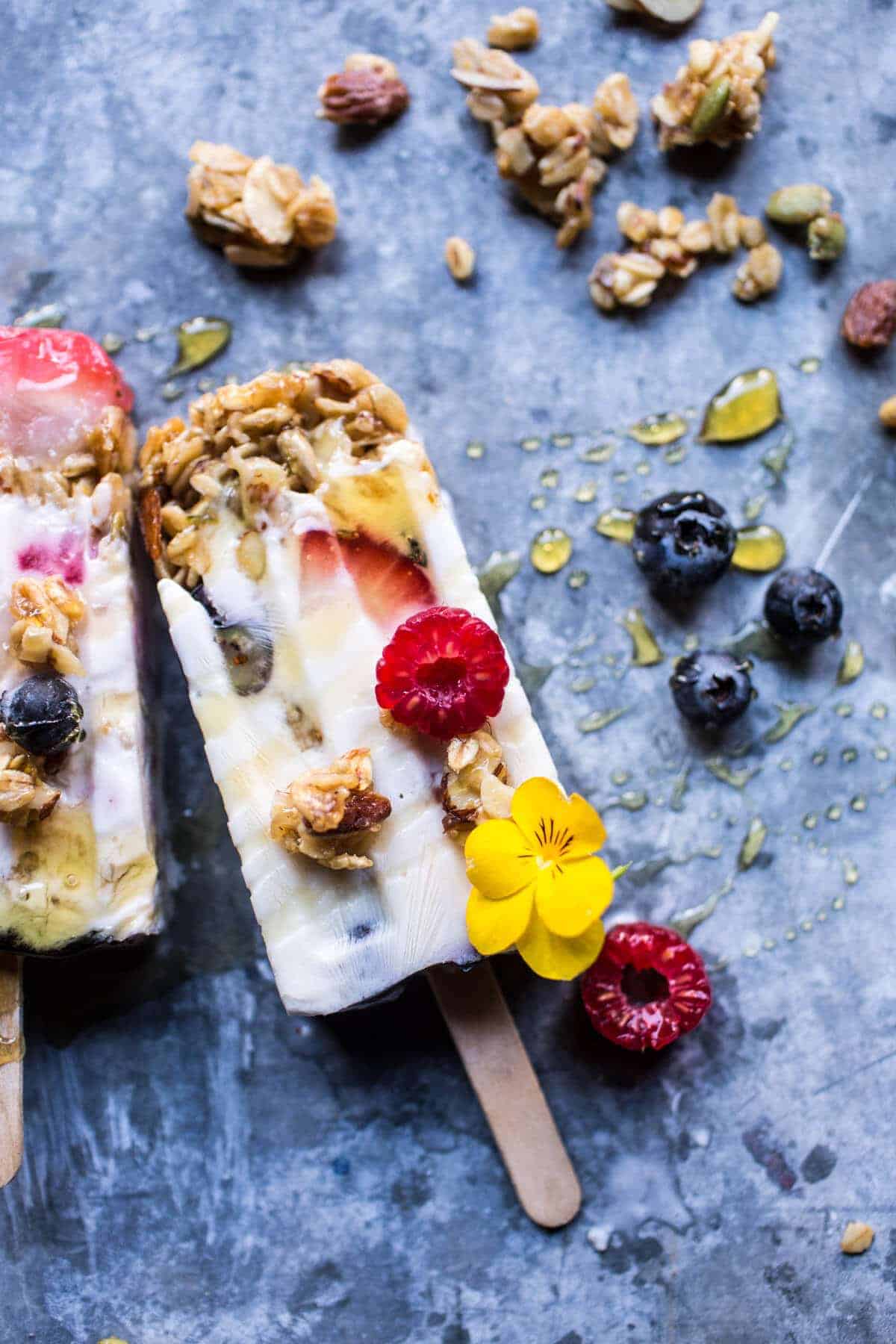 Creamy Coconut Almond Breakfast Pops | halfbakedharvest.com @hbharvest