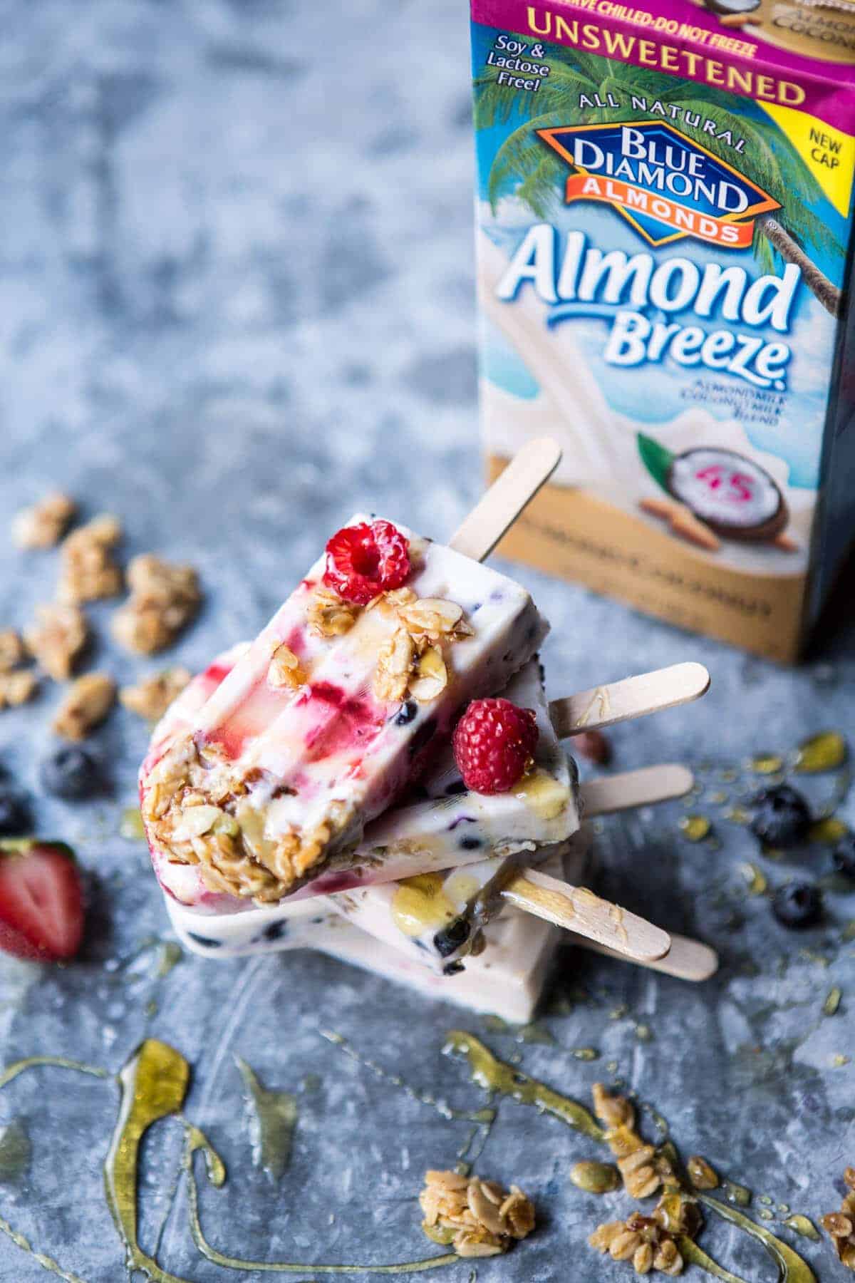 Creamy Coconut Almond Breakfast Pops | halfbakedharvest.com @hbharvest