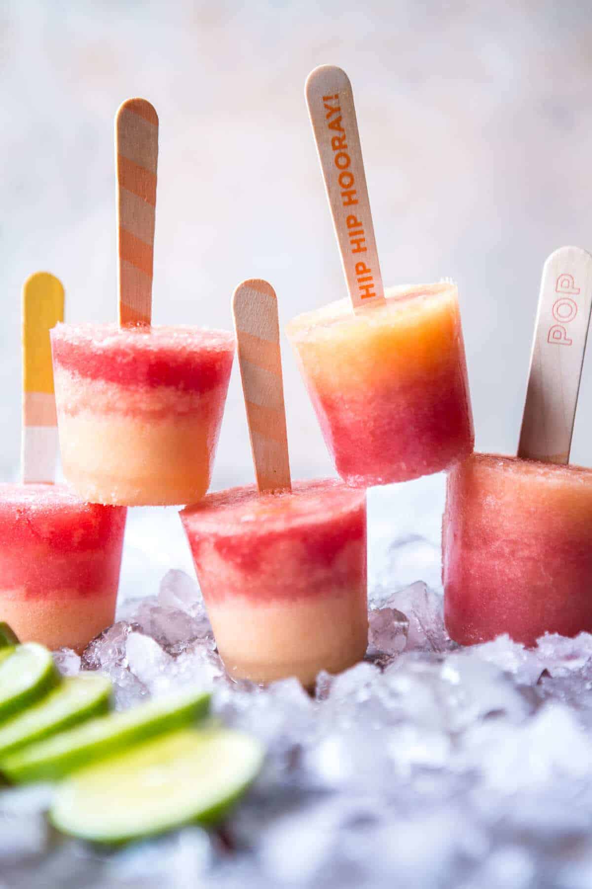 Melon Lemonade Margarita Popsicles | halfbakedharvest.com @hbharvest