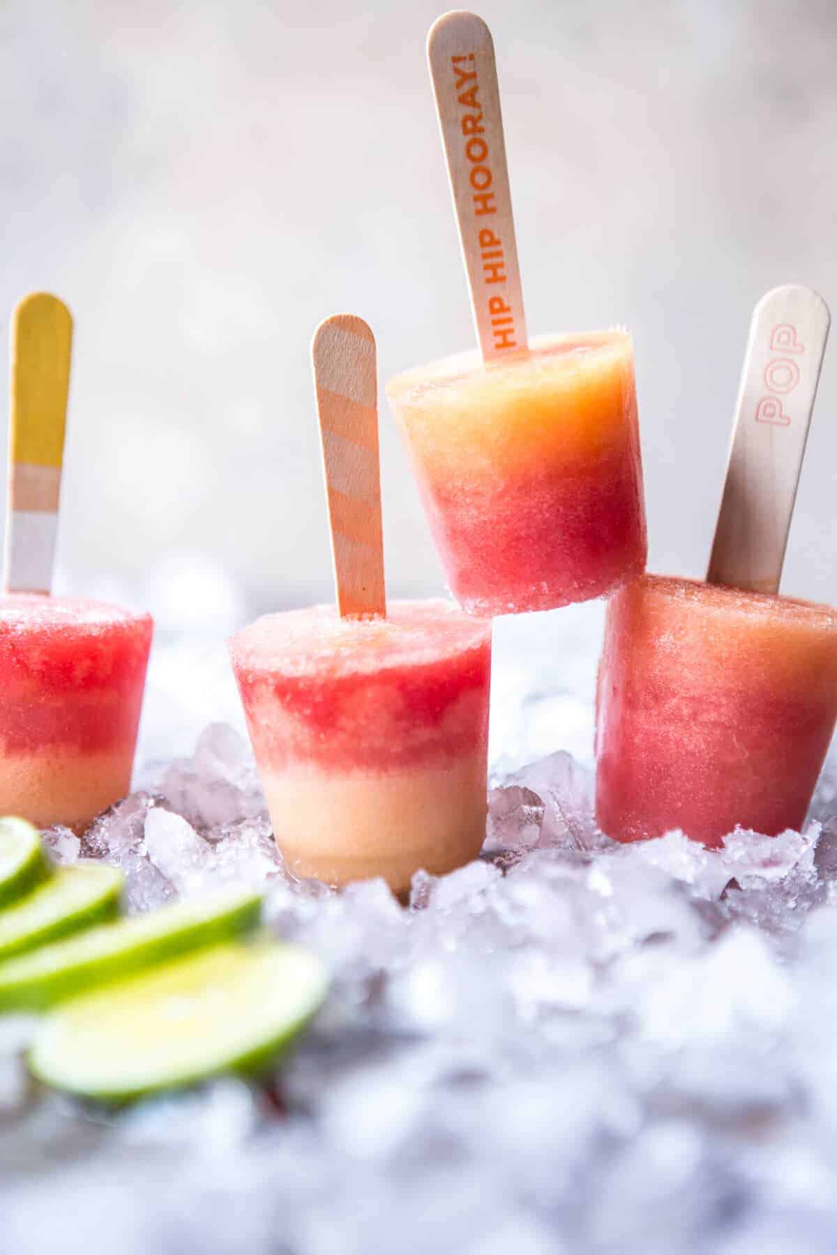Melon Lemonade Margarita Popsicles | halfbakedharvest.com @hbharvest