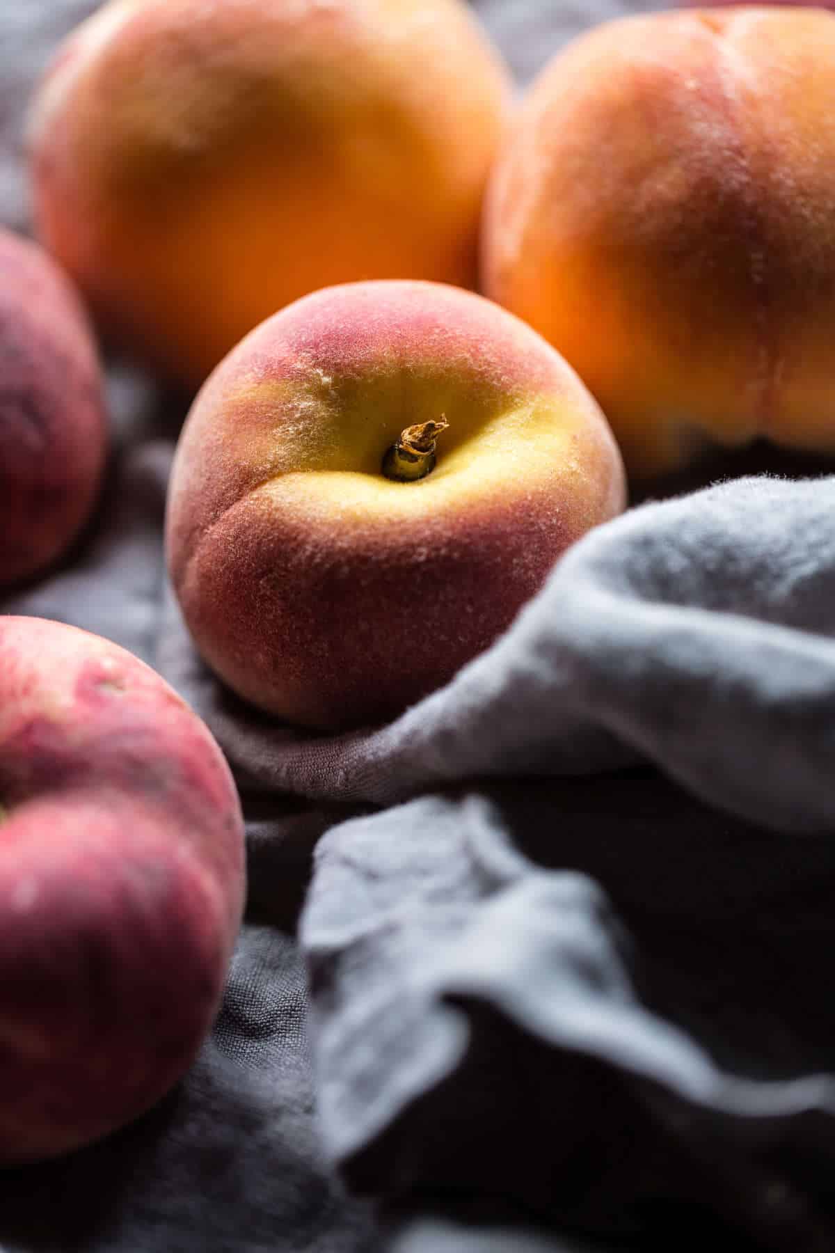 Zucchini Peach Streusel Muffins | halfbakedharvest.com @hbharvest