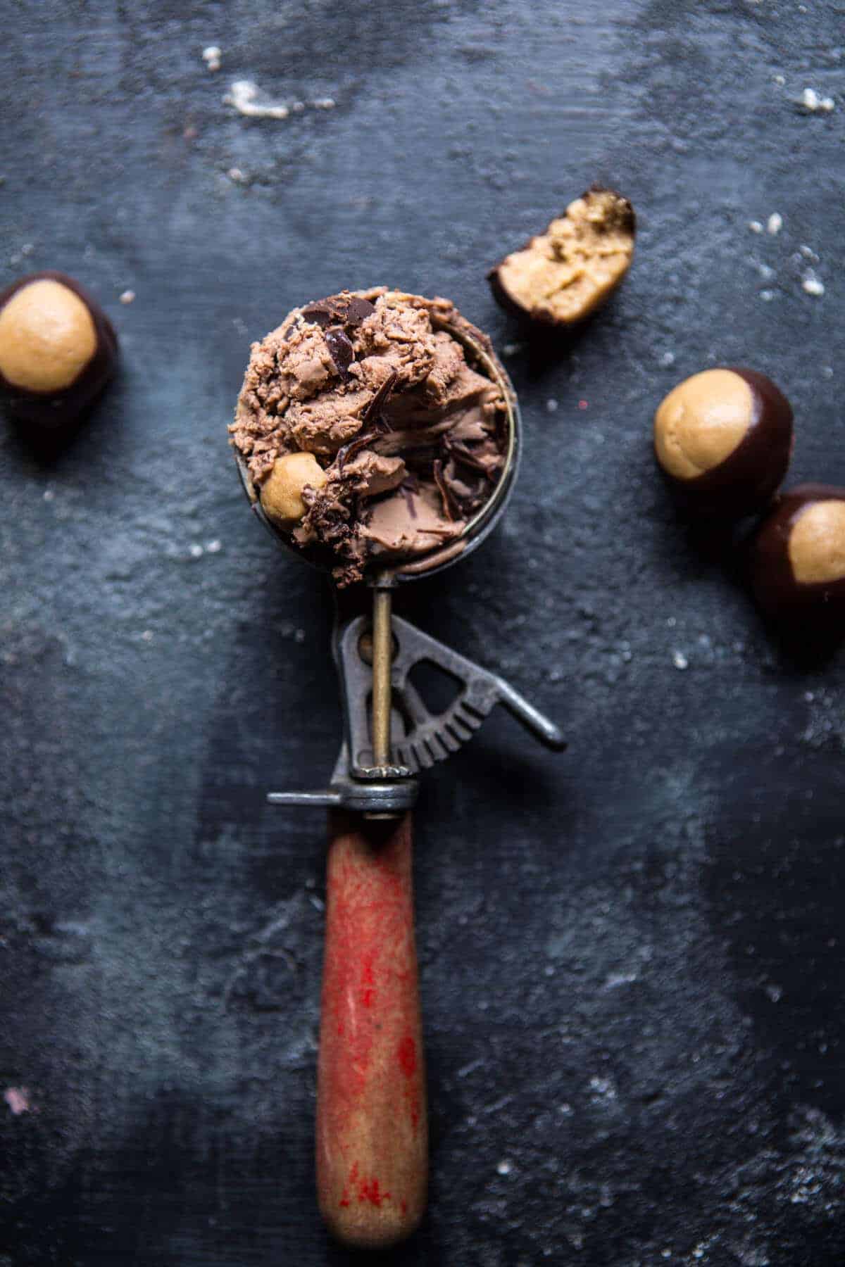 Buckeye Fudge Ice Cream | halfbakedharvest.com @hbharvest
