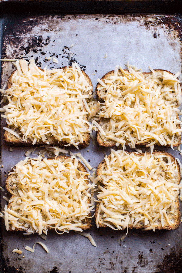 Salted Honey Apple and Gouda Toast | halfbakedharvest.com @hbharvest