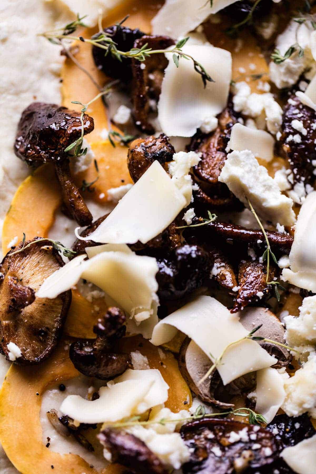 Balsamic Mushroom and Goat Cheese Pizza | halfbakedharvest.com @hbharvest